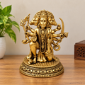 Panchmukhi Hanuman Ji Brass Finish Idol for Home Temple