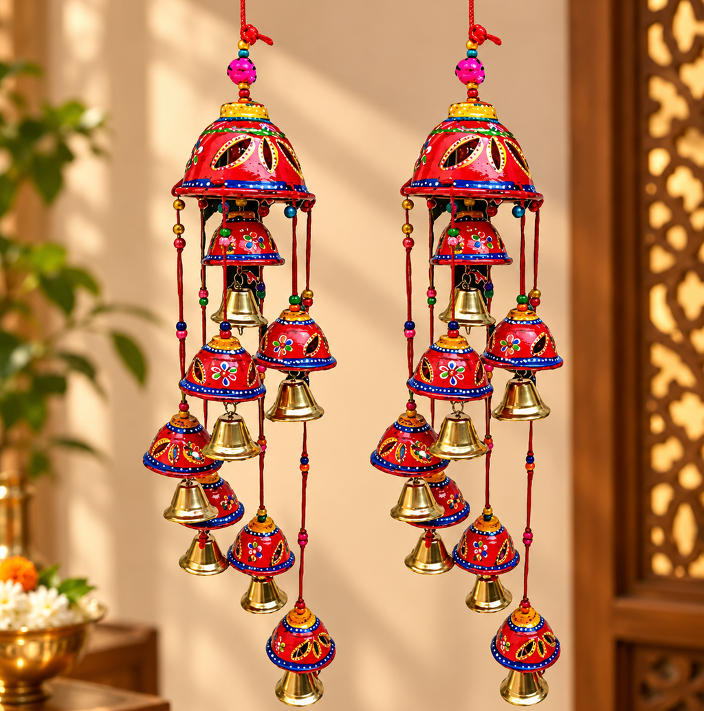 Traditional Hanging Bells Wall Decor for Home