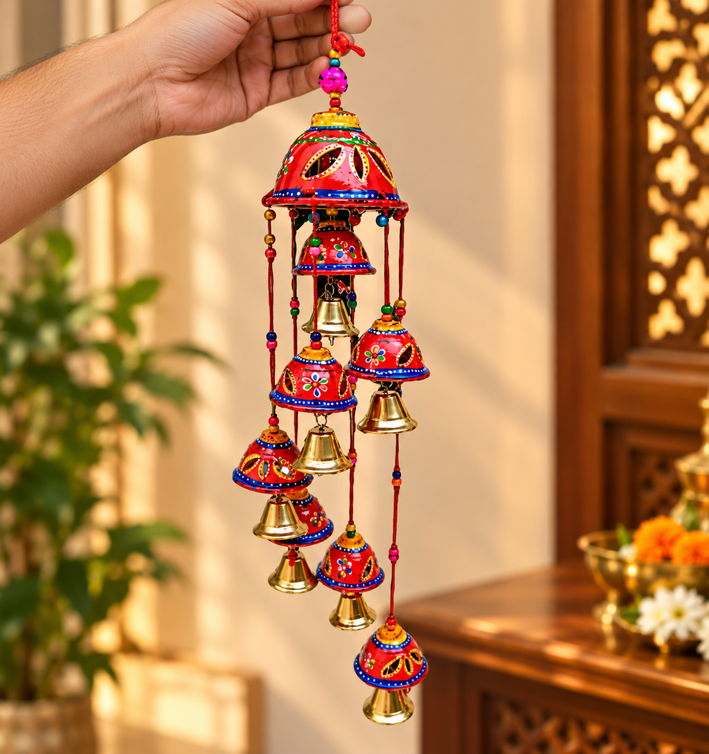 Traditional Hanging Bells Wall Decor for Home